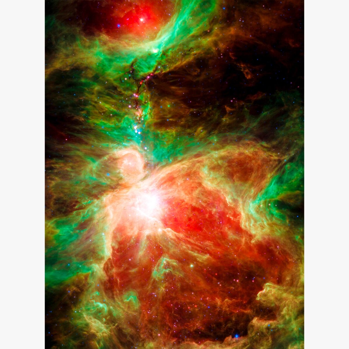 Póster «La nebulosa roja y verde»