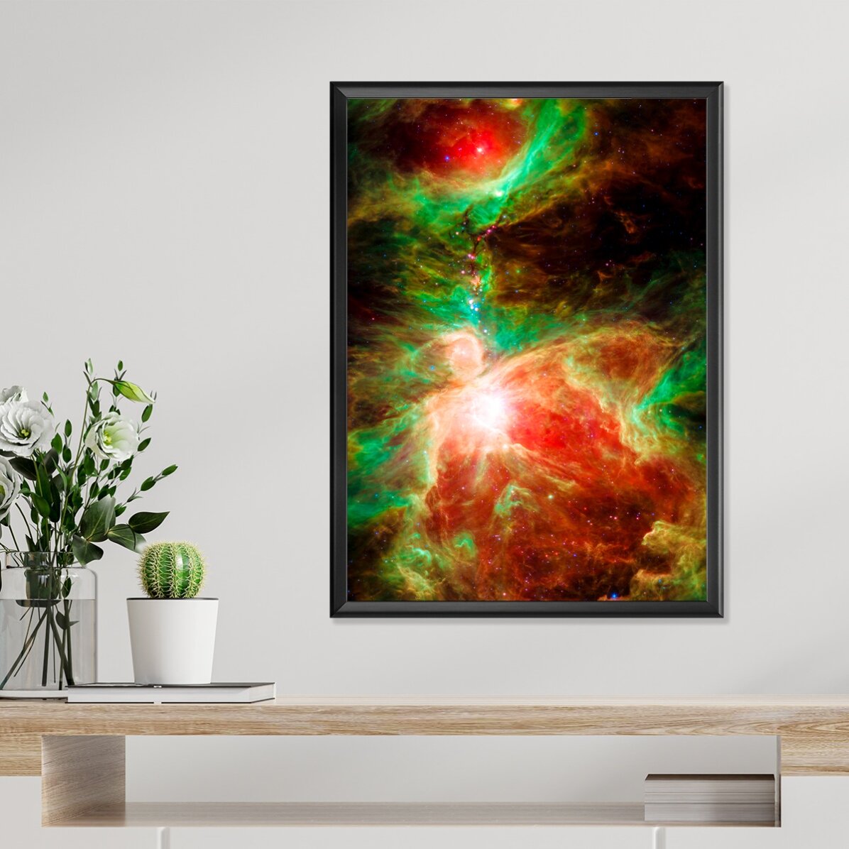 Póster «La nebulosa roja y verde»