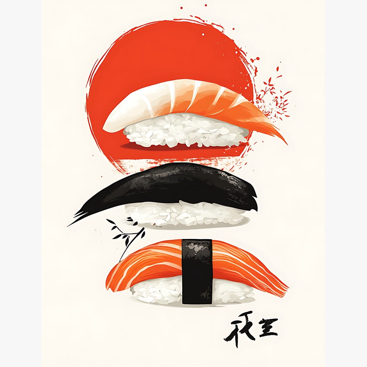 Póster «Sushi art»