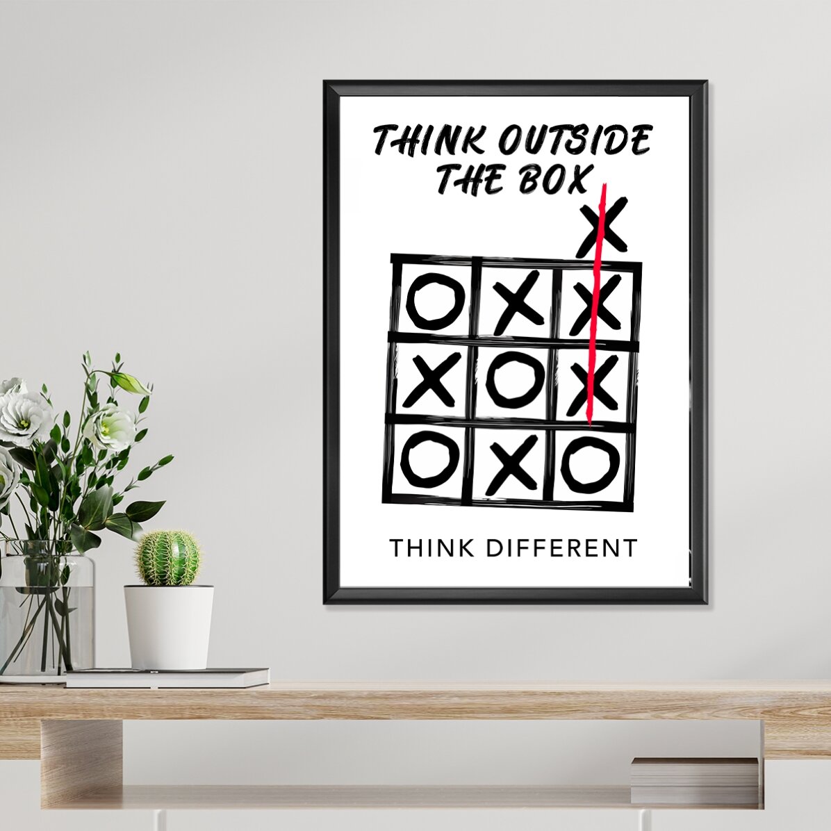 Cartel «Think outside the box»