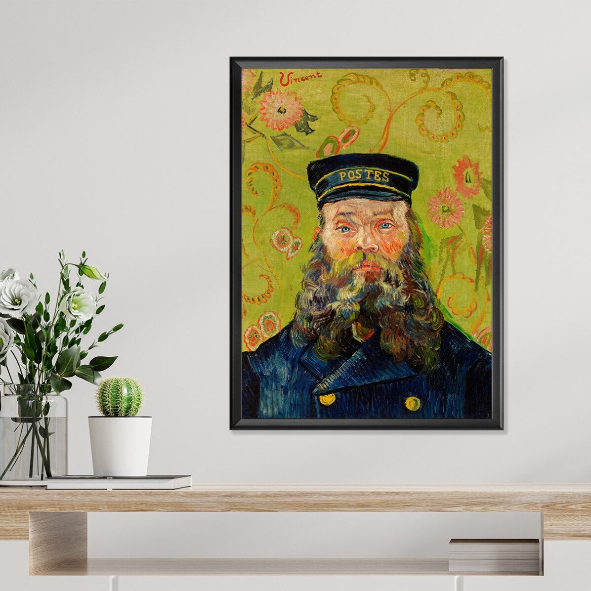 Póster de Vincent van Gogh, «El cartero Joseph Roulin», 1889
