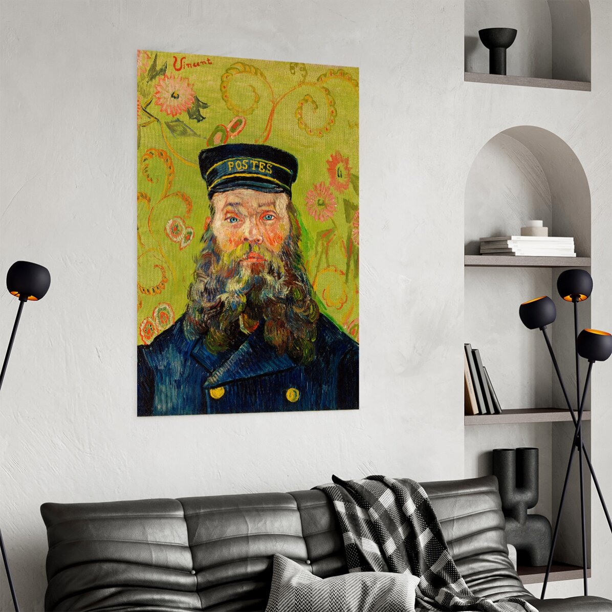 Póster de Vincent van Gogh, «El cartero Joseph Roulin», 1889