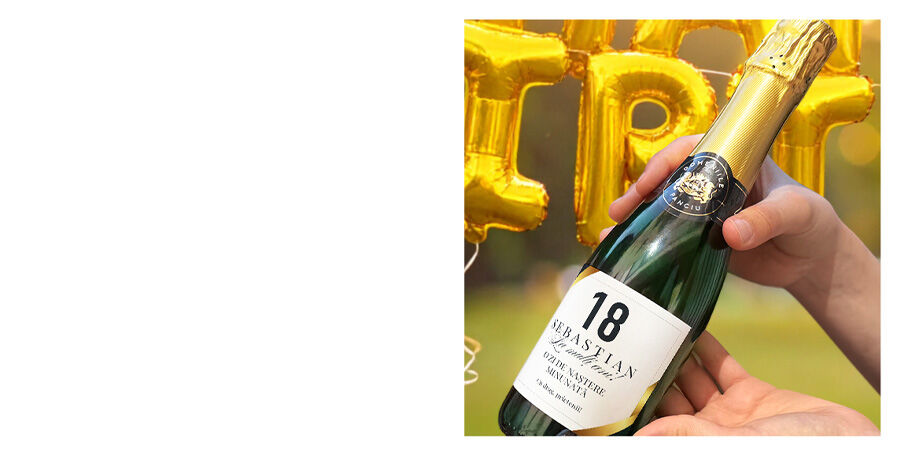 Personalised drinks for birthdays