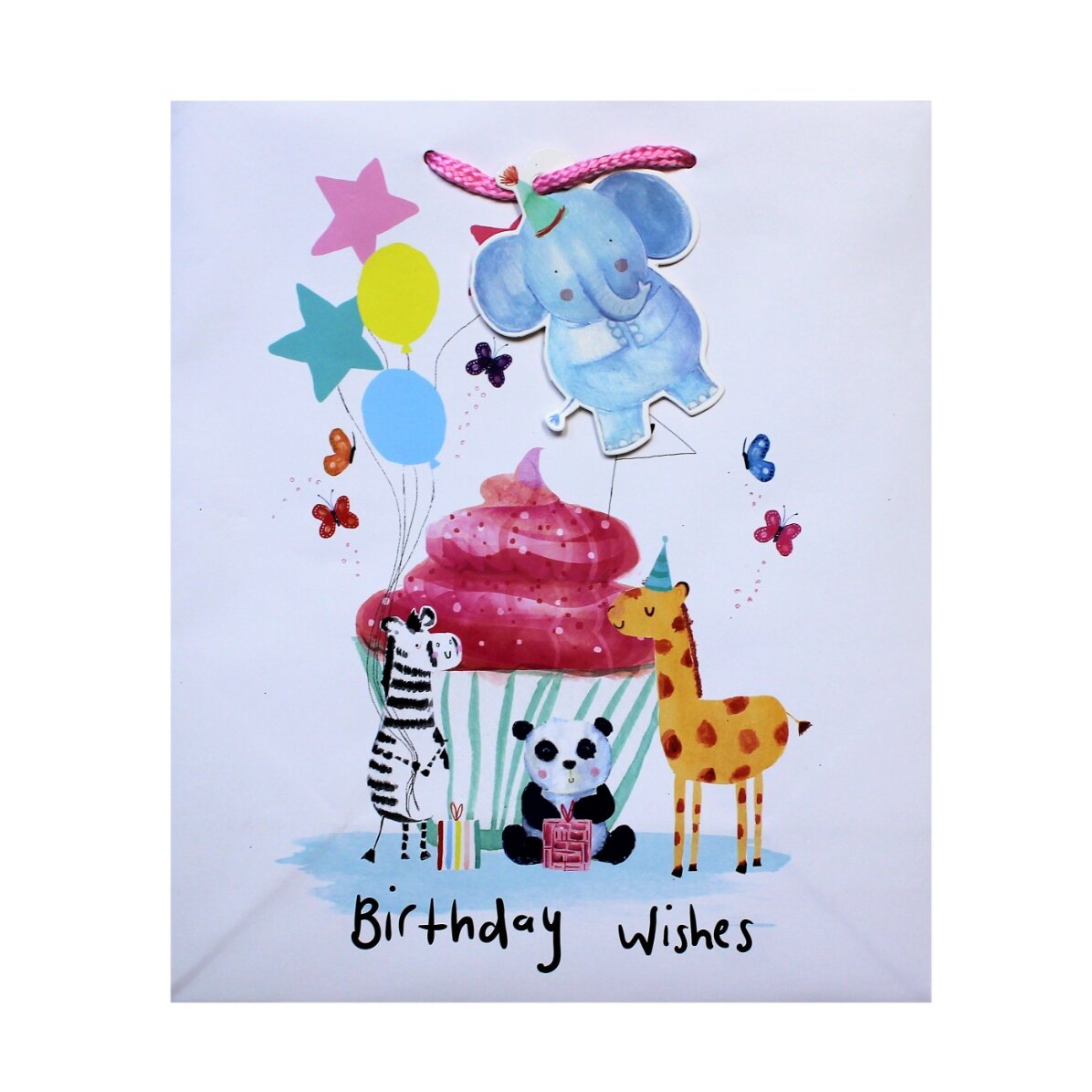 Bolsa de regalo - modelo «Birthday wishes»