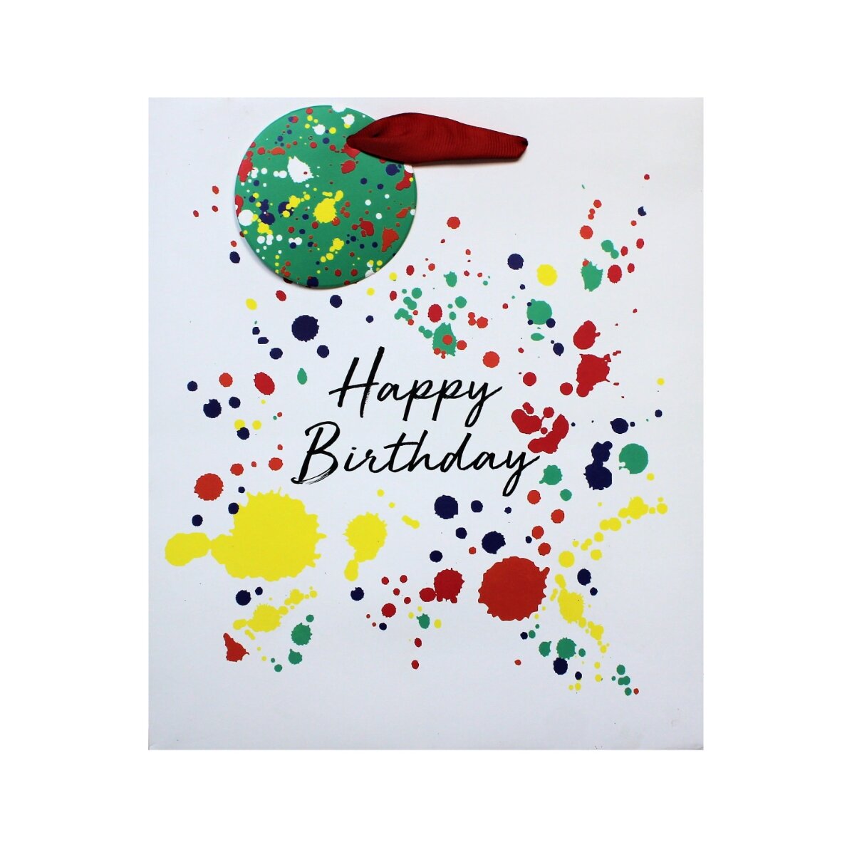 Bolsa de regalo - modelo «Happy Birthday splash»
