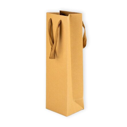 Bolsa de papel kraft de regalo para la botella