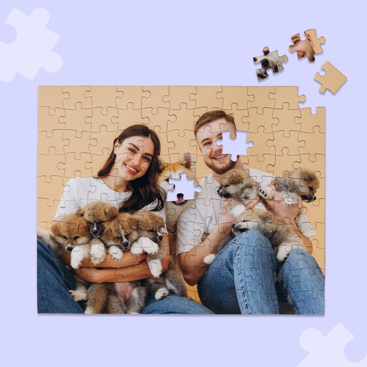Rompecabezas personalizado con una foto de 24 x 19 cm