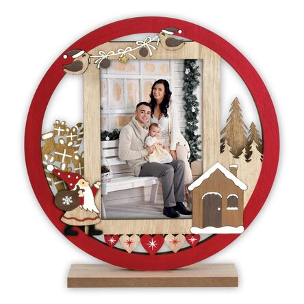 Marco de fotos navideño - modelo Curtis