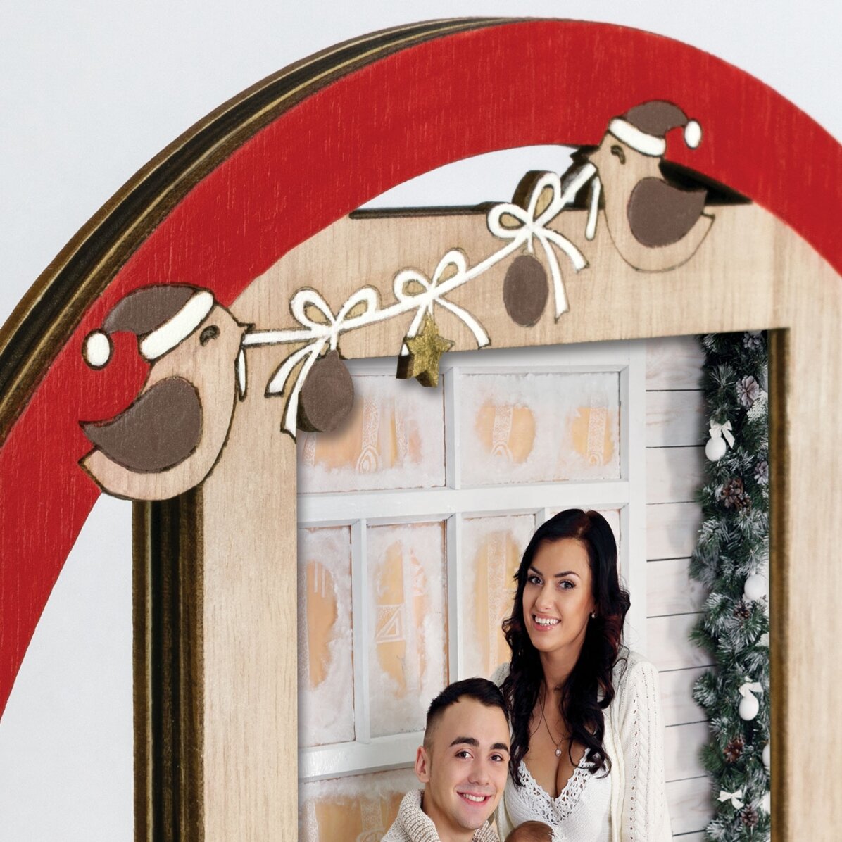 Marco de fotos navideño - modelo Curtis