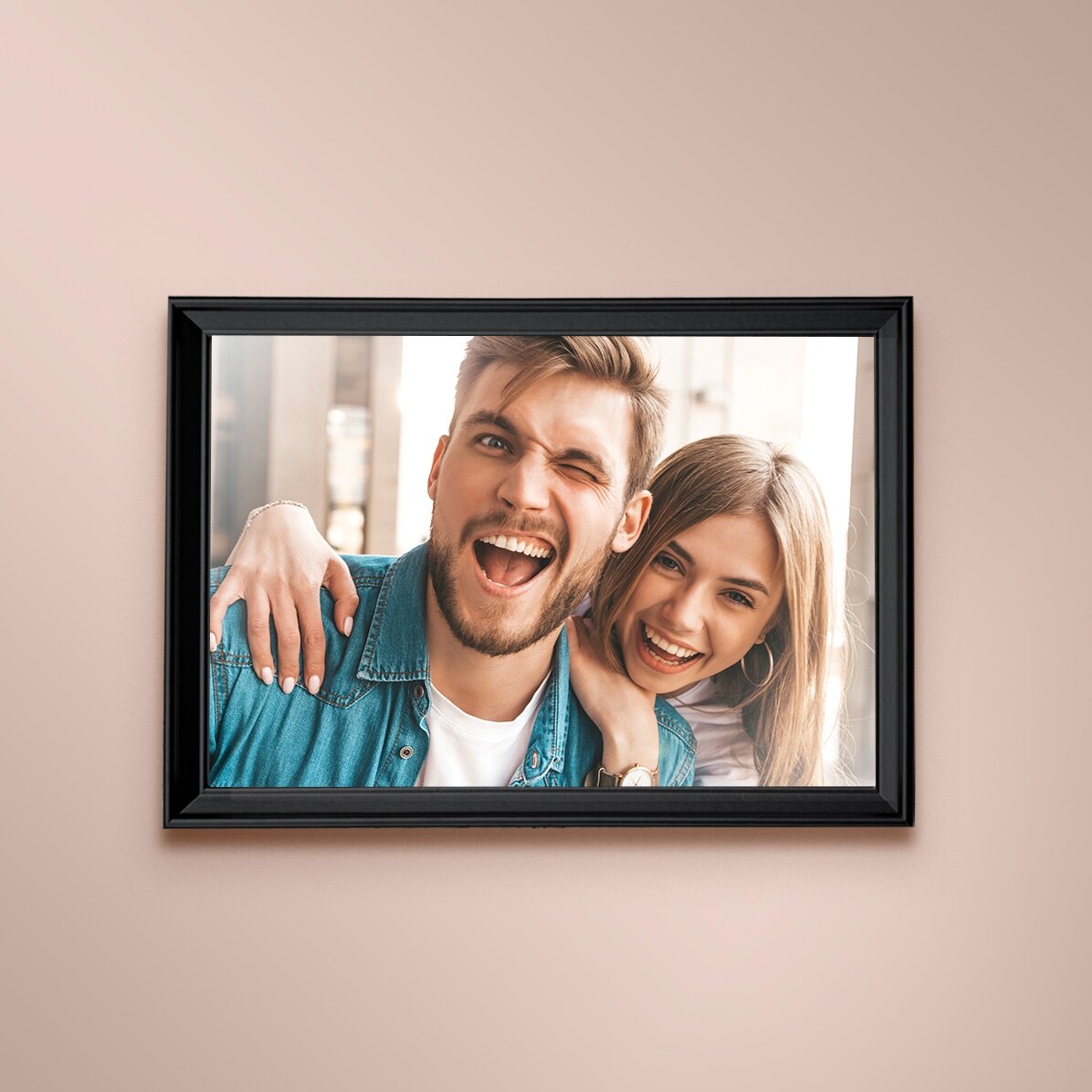 Marco de fotos personalizado con una foto - A4 apaisado