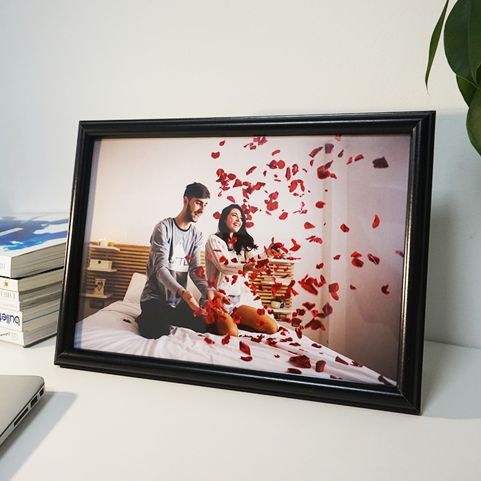 Marco de fotos personalizado con una foto - A4 apaisado