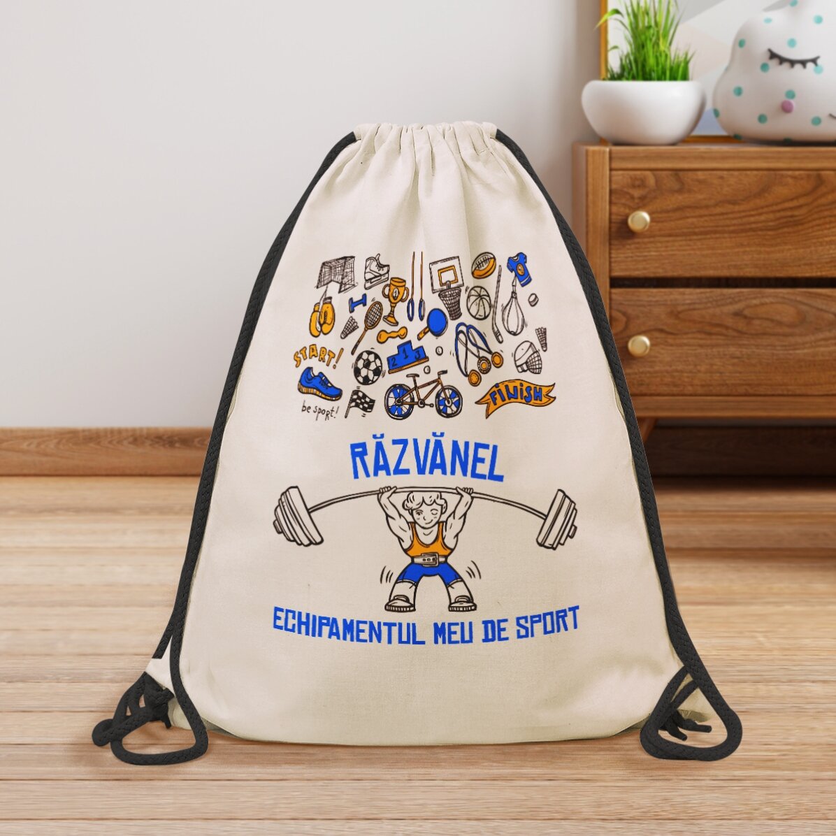 Mochila personalizada con nombre - Clase de educación física