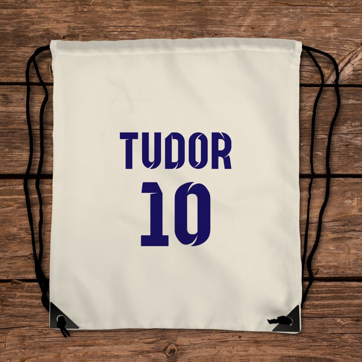 Mochila personalizada con nombre y número - modelo de fútbol