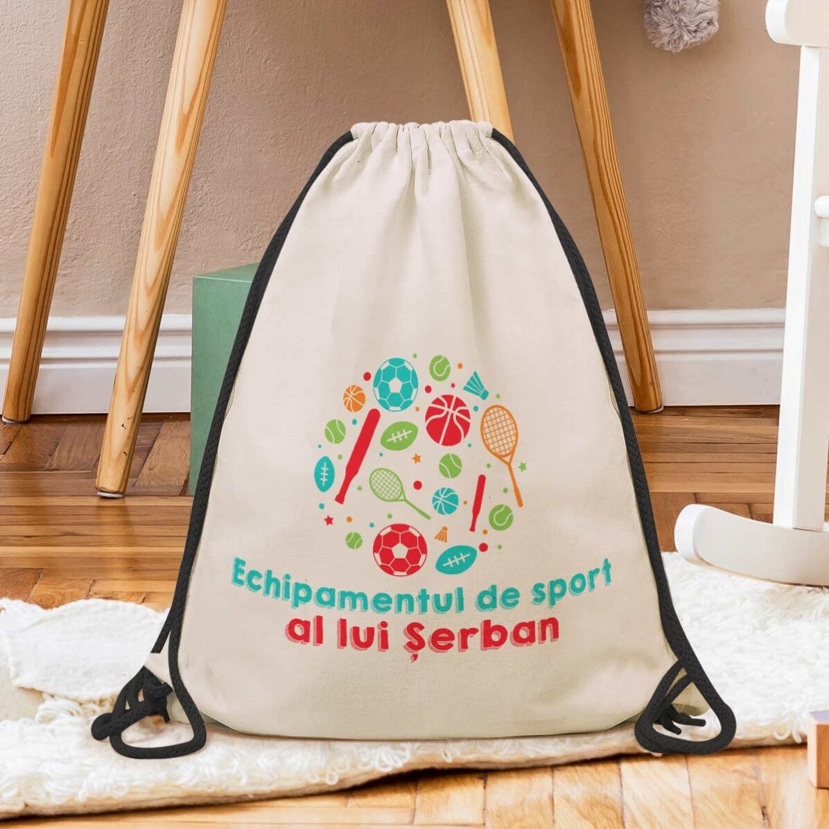 Mochila personalizada con texto - Equipamiento deportivo