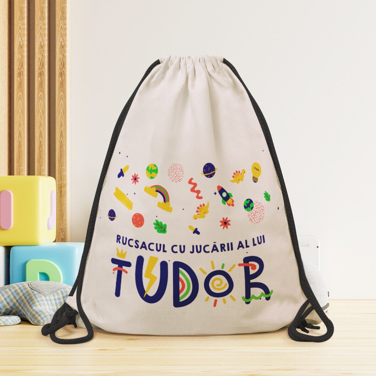Mochila personalizada con texto - Juguetes