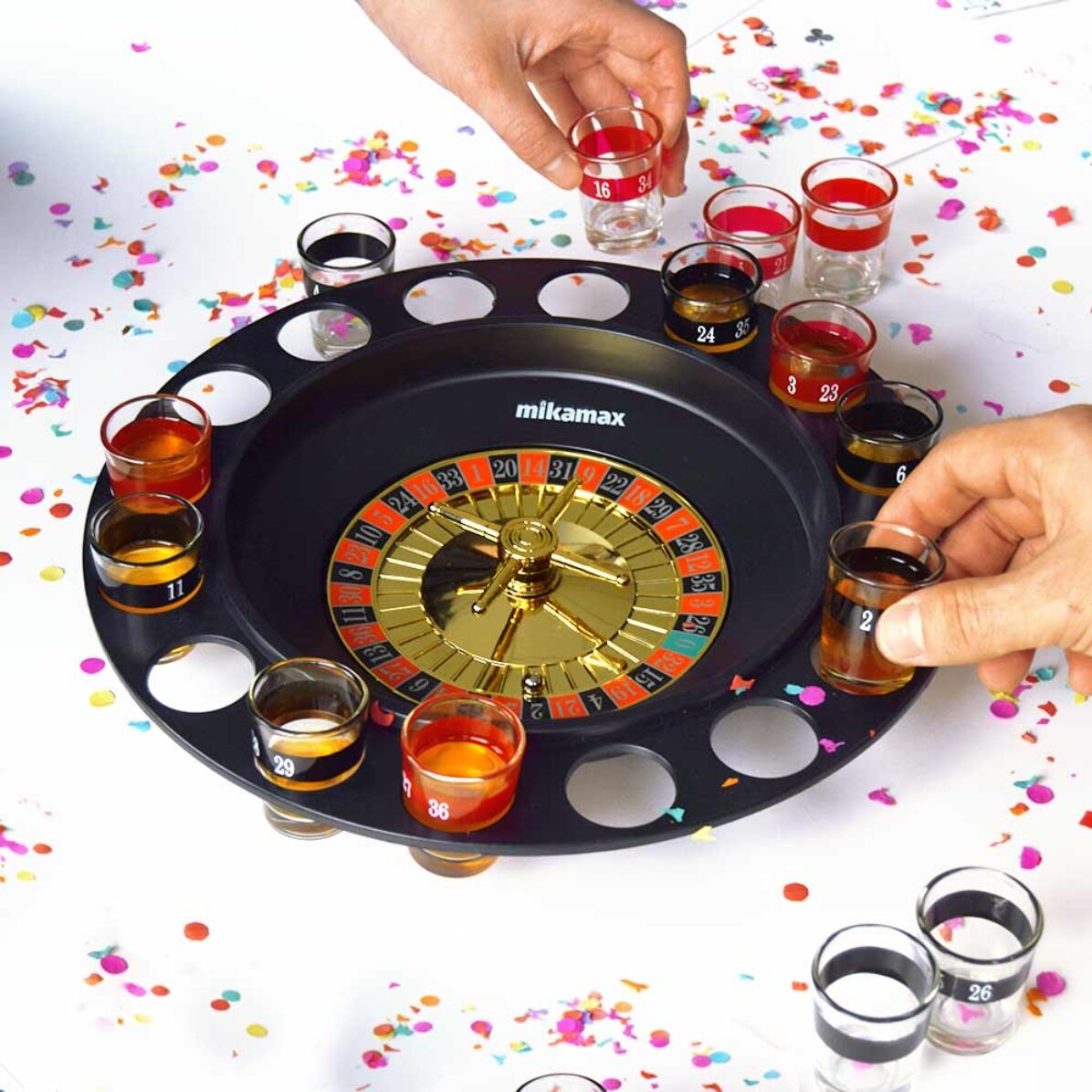La ruleta de chupitos