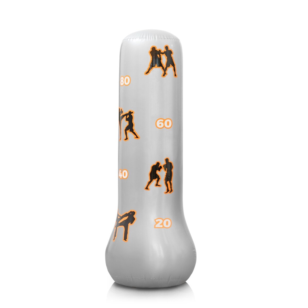 Inflatable boxing bag for children with stand