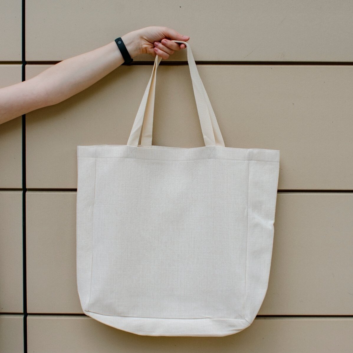 Personalised bag with text - List