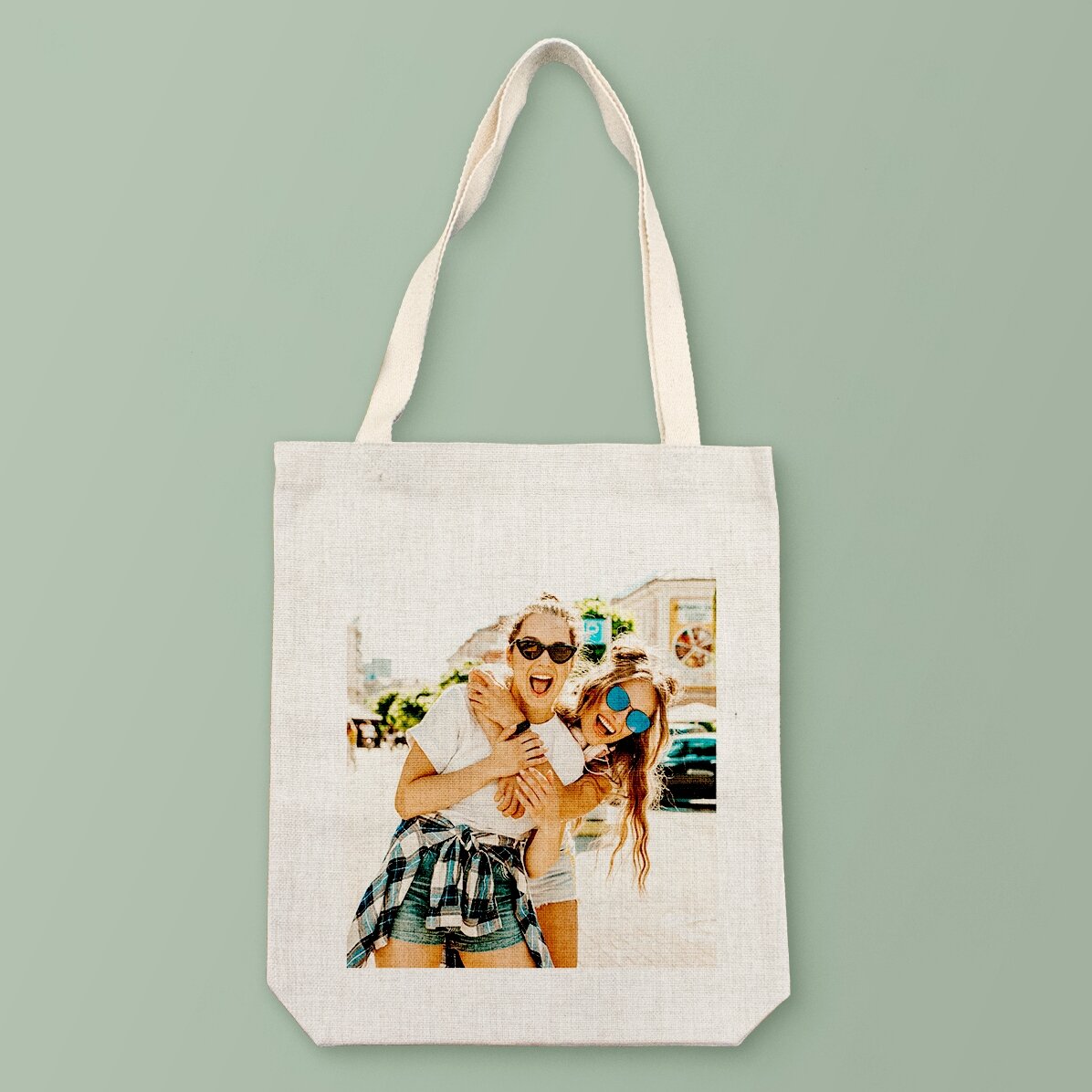 Personalised bag with photo