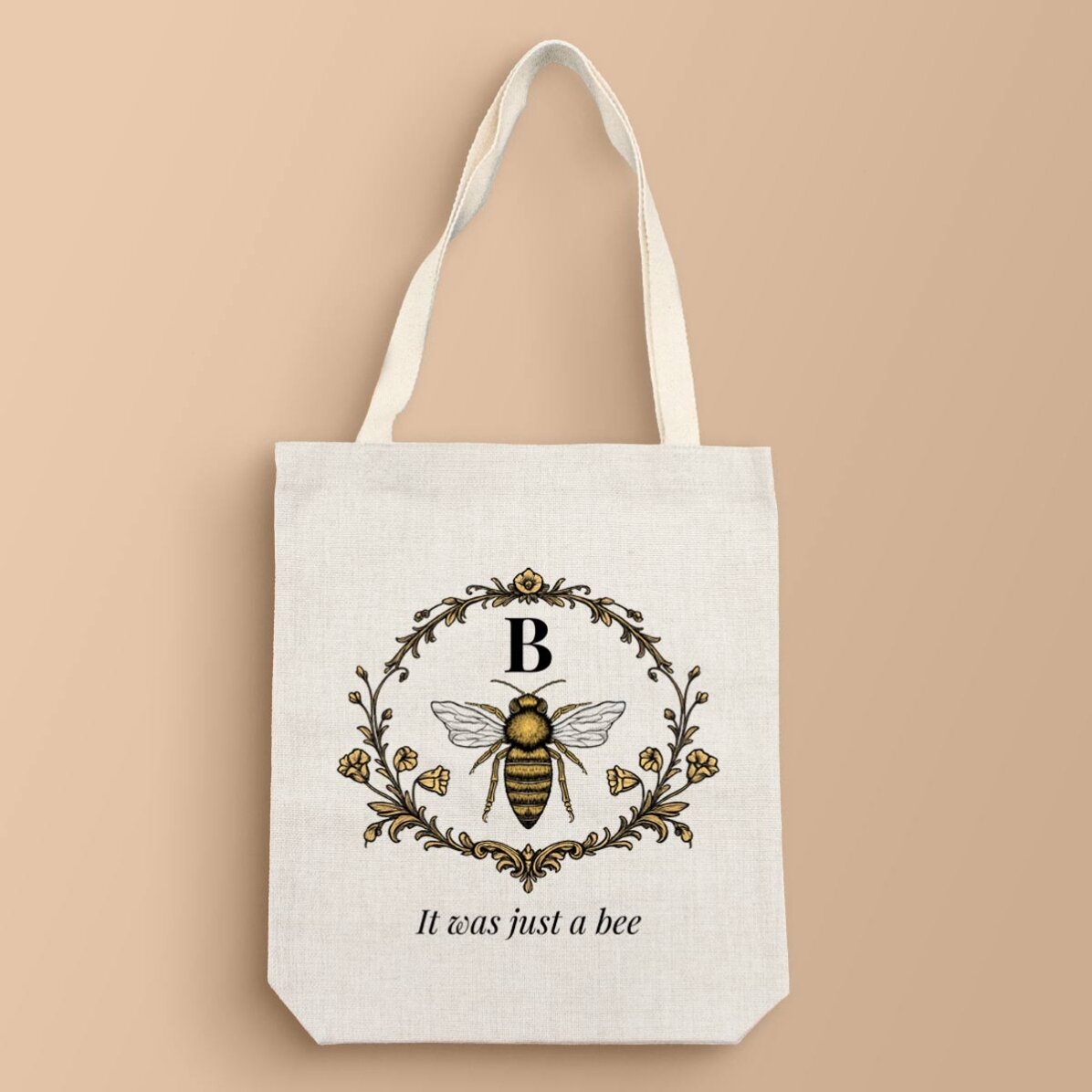 Bolsa personalizada con texto - Bee