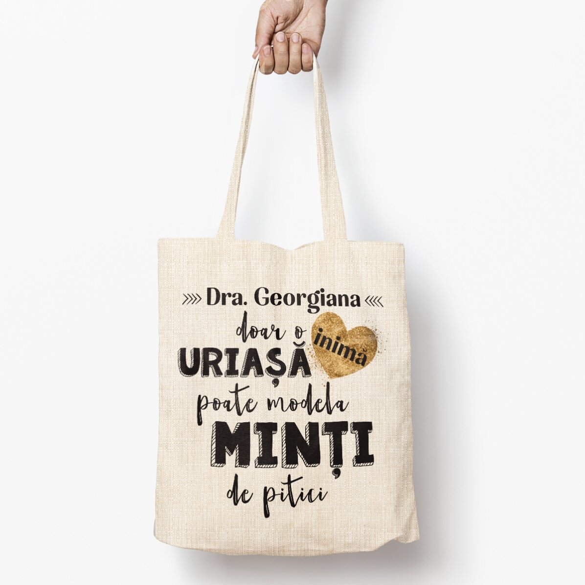Personalised bag with text - Teacher