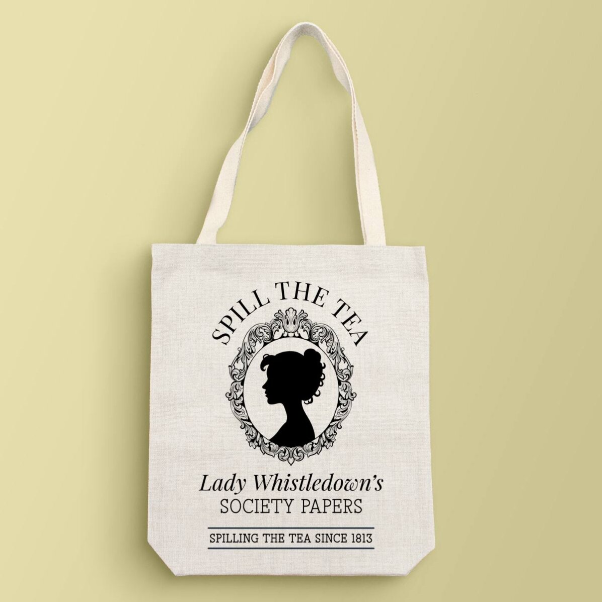 Bolso personalizado con texto - Spill the tea