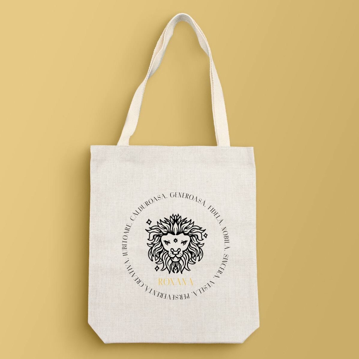 Bolso personalizado con texto - Signo del Leo