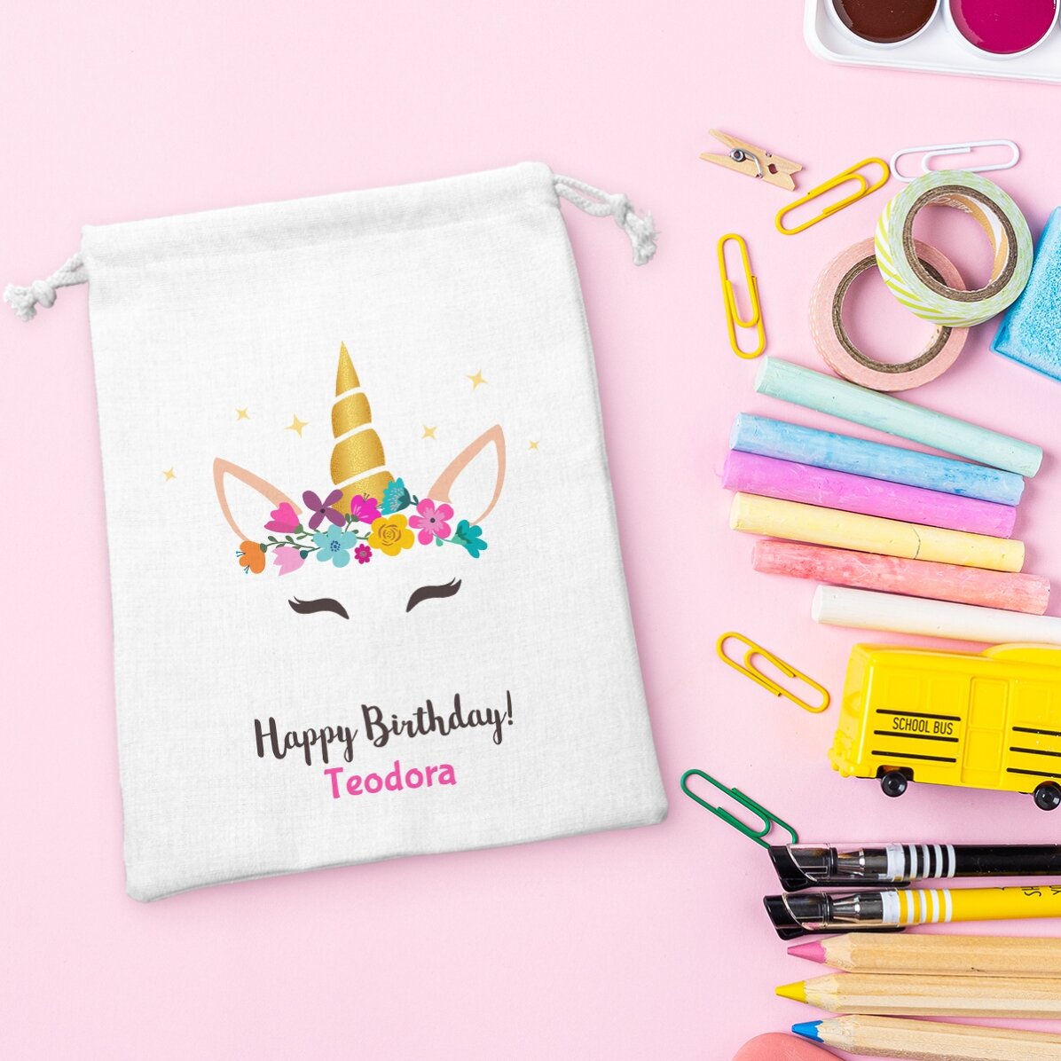 Bolsita pequeña para regalos - Unicornio