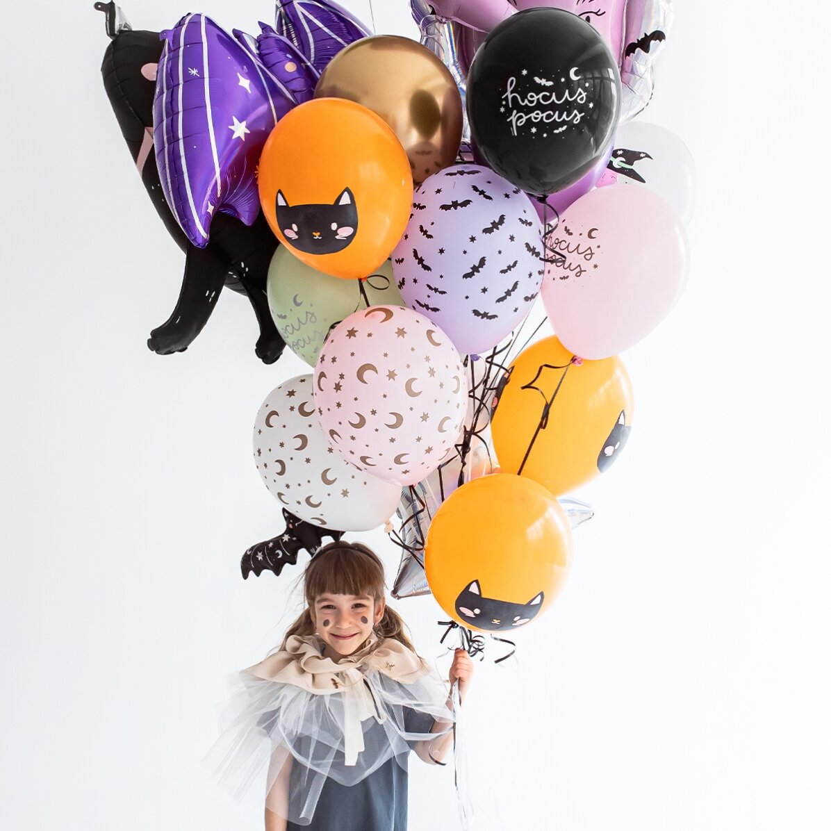 Lote de 6 globos de Halloween - Hocus Pocus