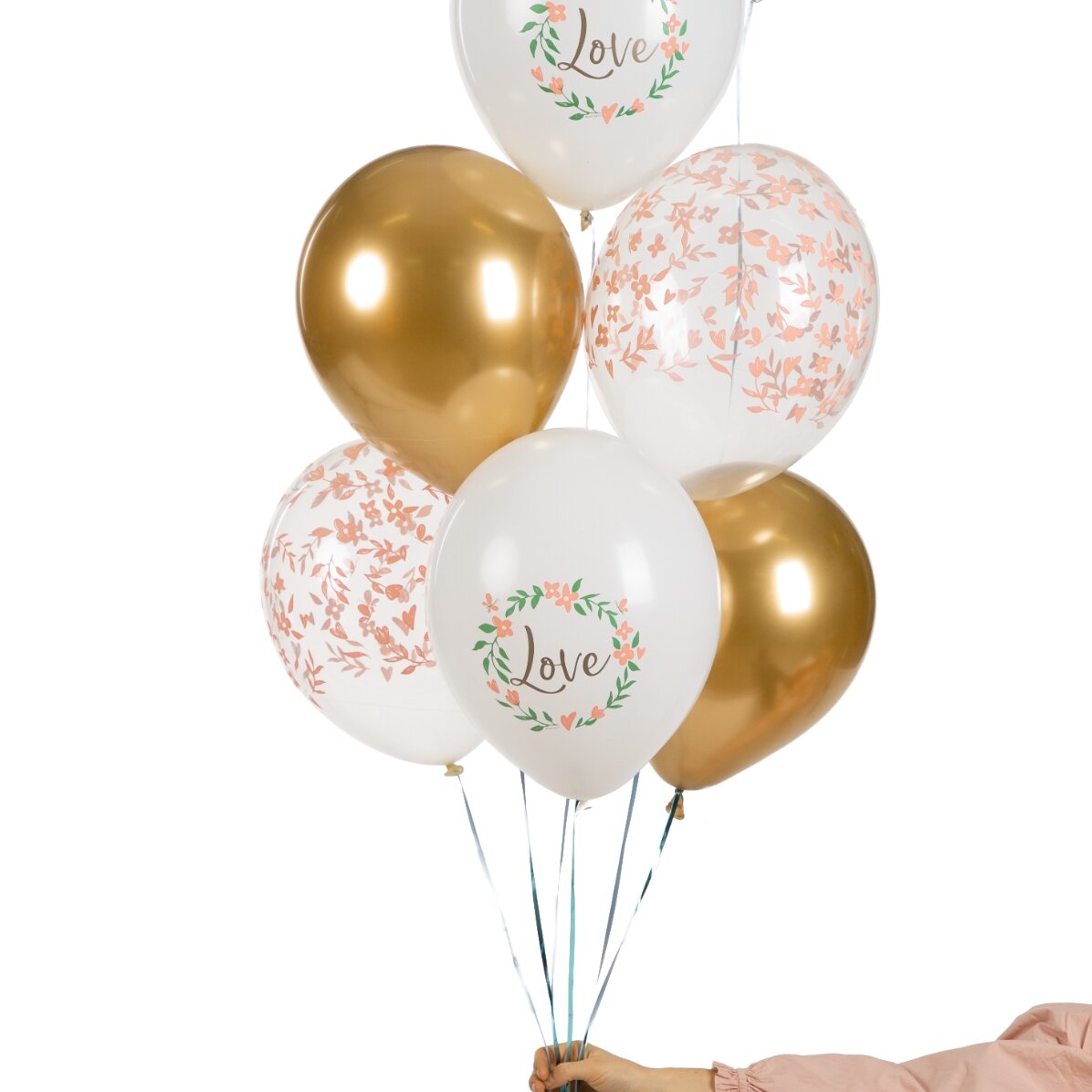 Lote de 6 globos surtidos - Love