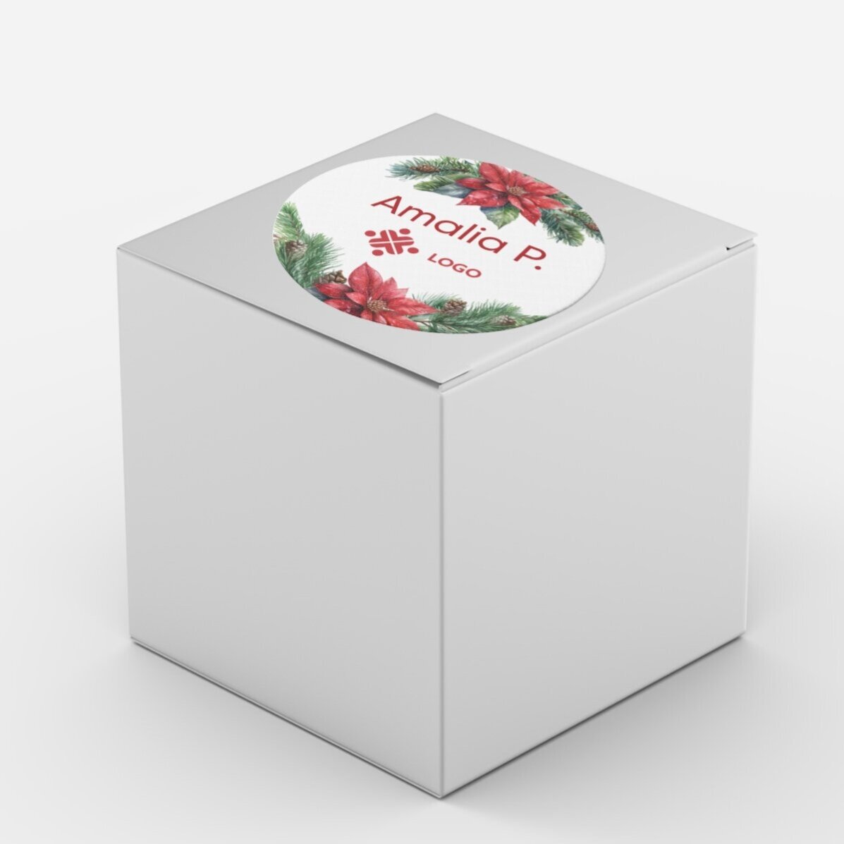 Lote de regalo de Navidad personalizado con logotipo y mensaje - Navidad