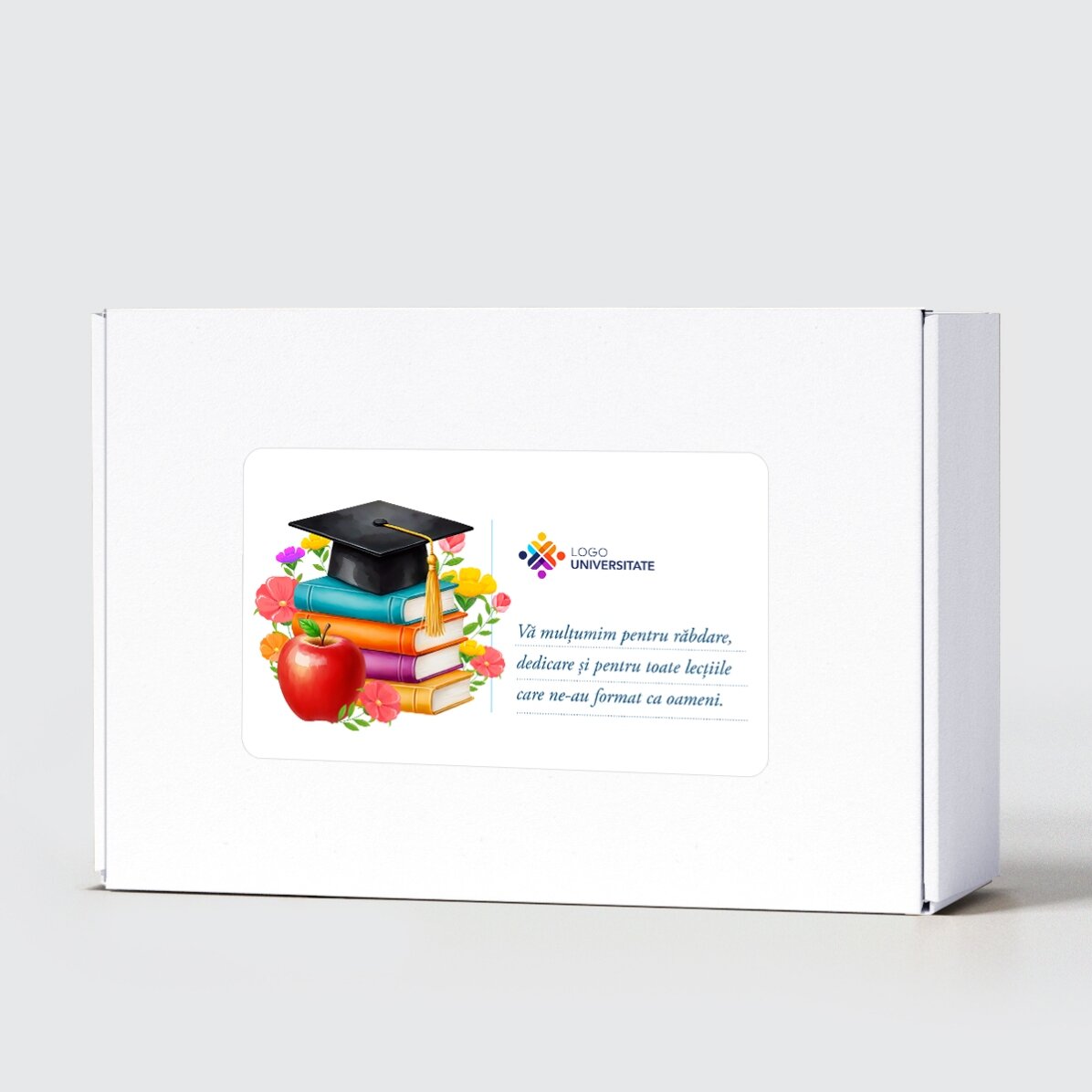 Lote de regalo para profesoras, personalizado con mensaje y logotipo