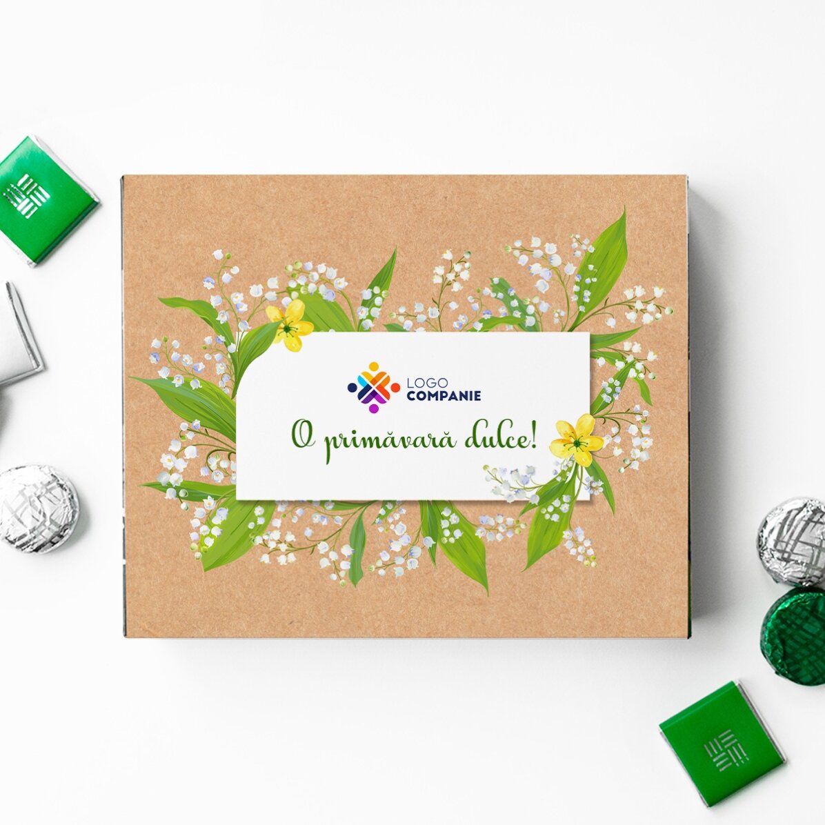 Lote de regalo personalizado con logotipo: 1 y 8 de marzo