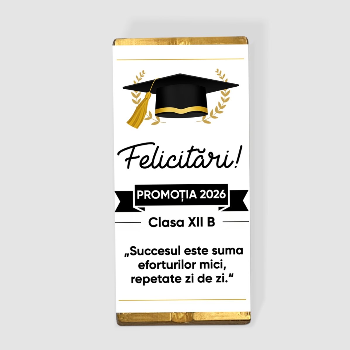 Lote de regalo personalizado para las promociones de graduados