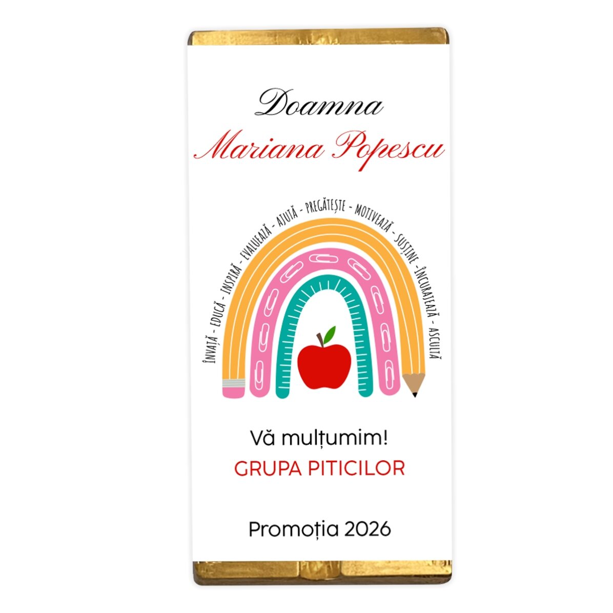 Lote de regalo personalizado para educadoras y profesoras