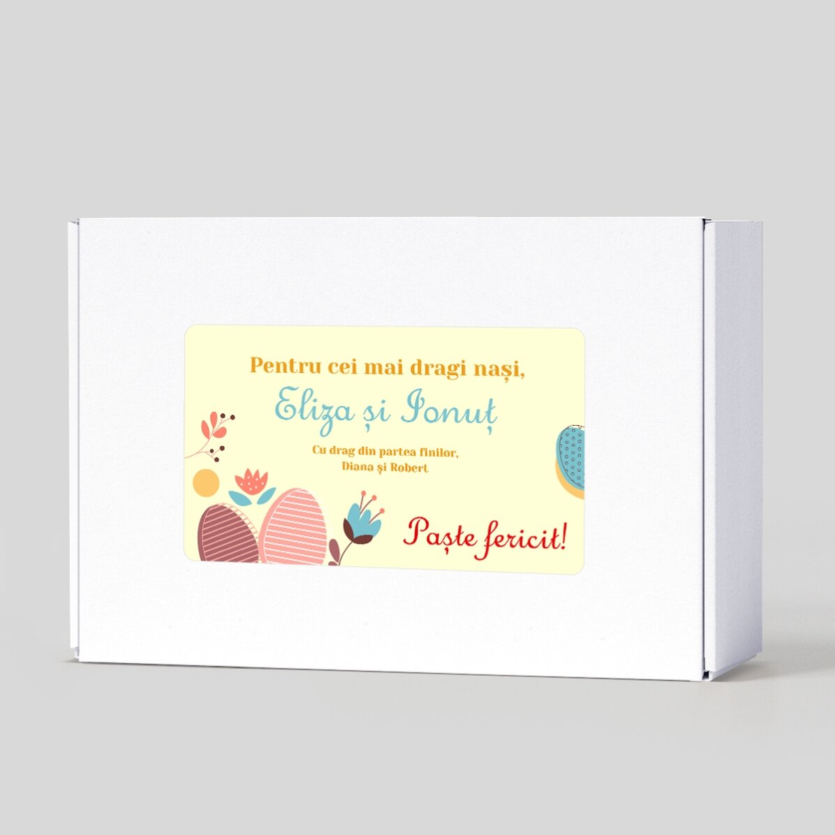 Lote de regalo personalizado para los padrinos - ¡Feliz Pascua!