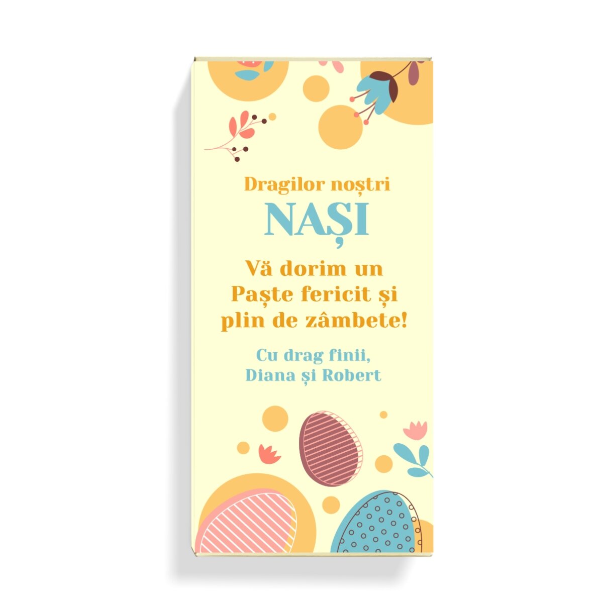 Lote de regalo personalizado para los padrinos - ¡Feliz Pascua!
