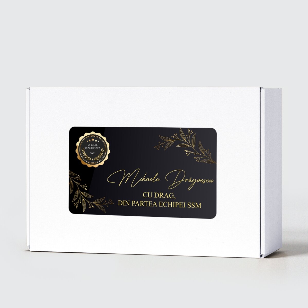 Lote de regalo personalizado para la jubilación