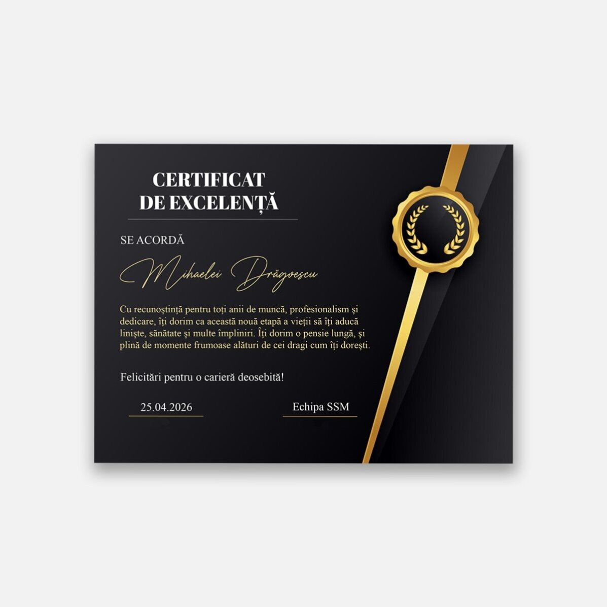Lote de regalo personalizado para la jubilación