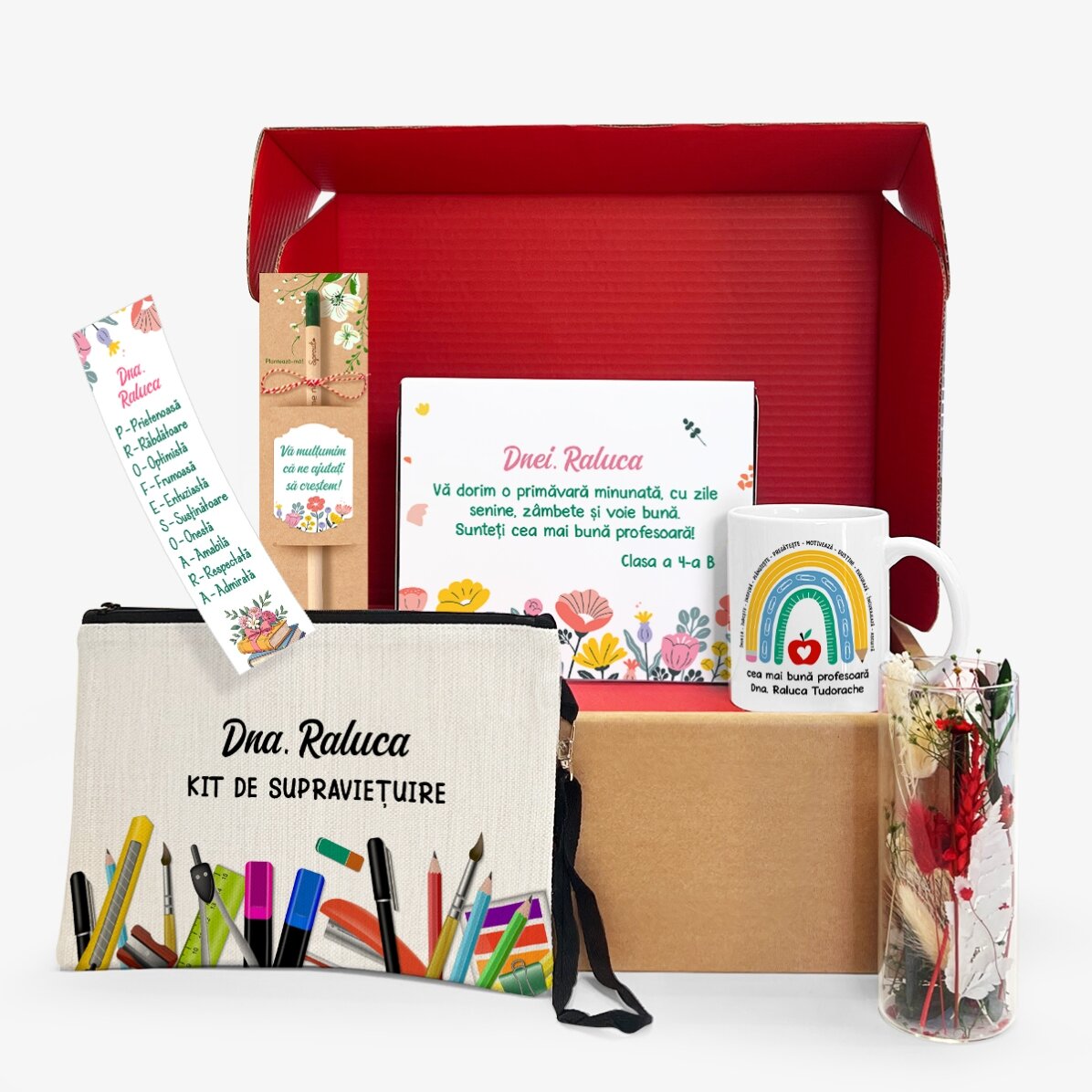 Lote de regalo personalizado para la profesora - Agradecimiento