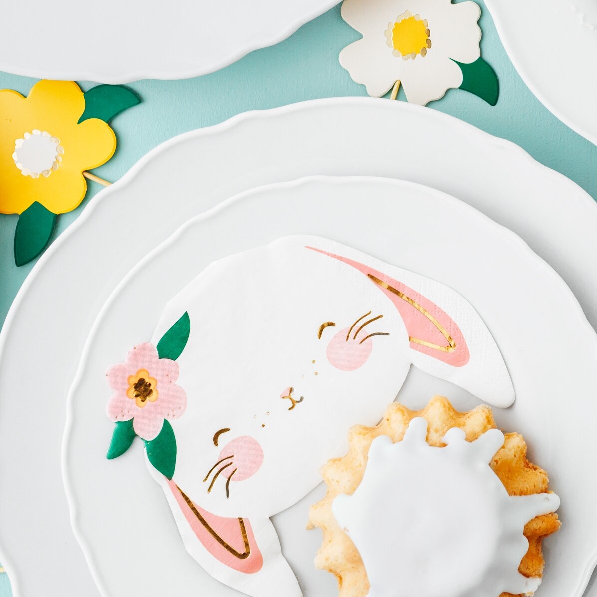 Juego de 20 servilletas decorativas - Bunny