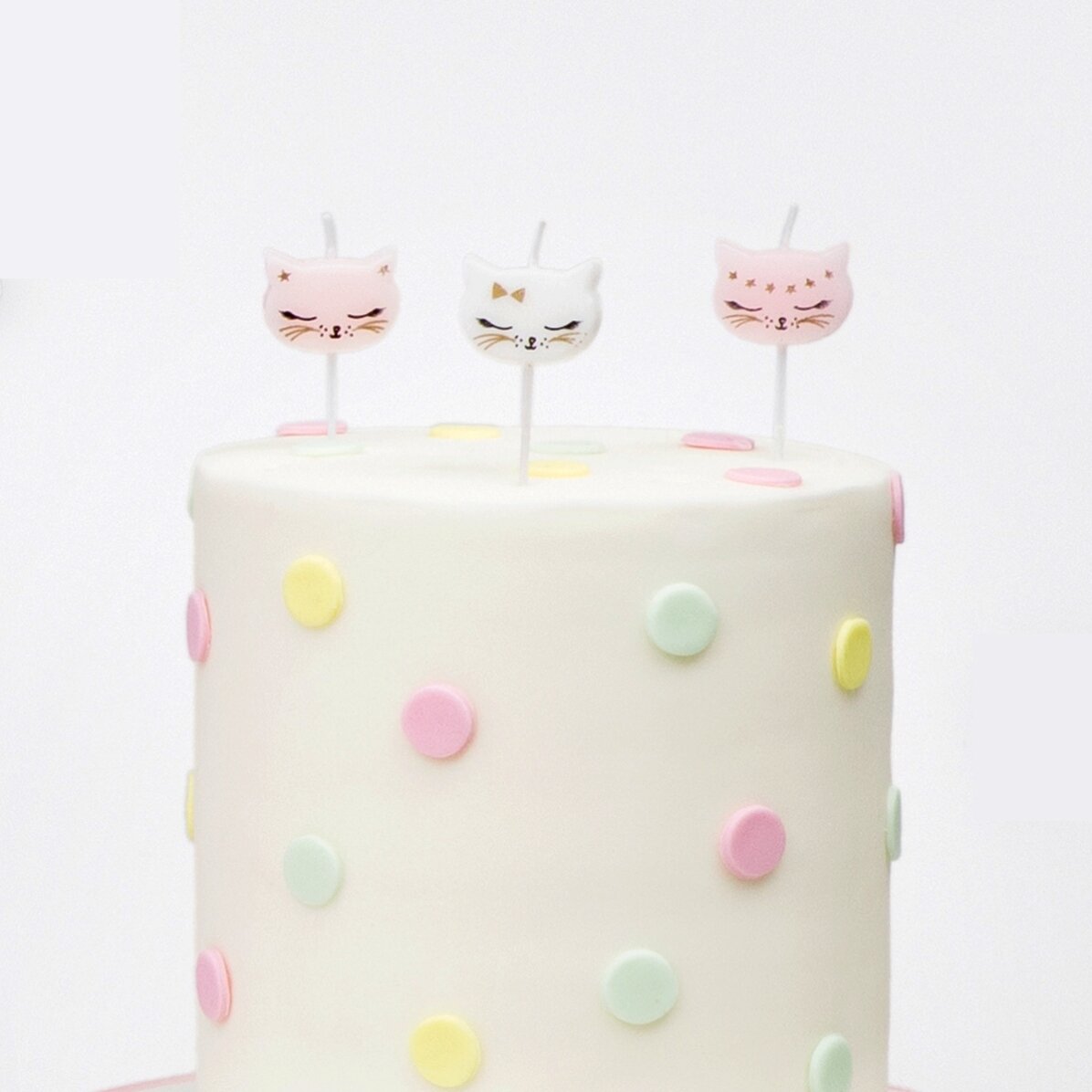 Velas para tartas - 6 gatitos