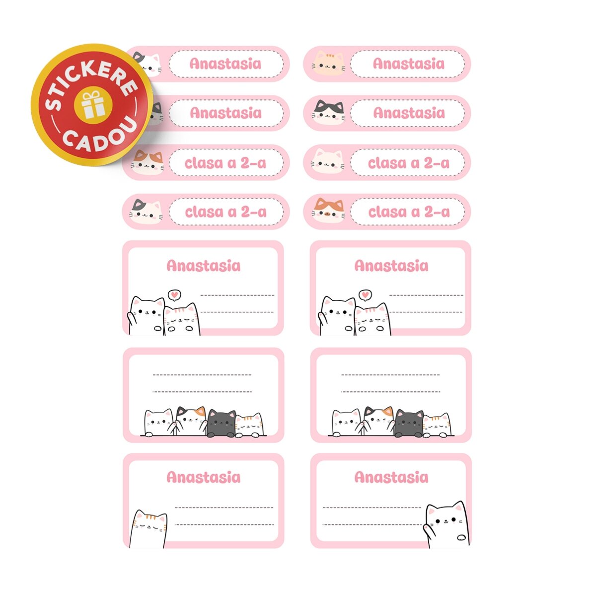 Set personalizado para el colegio – Kitty