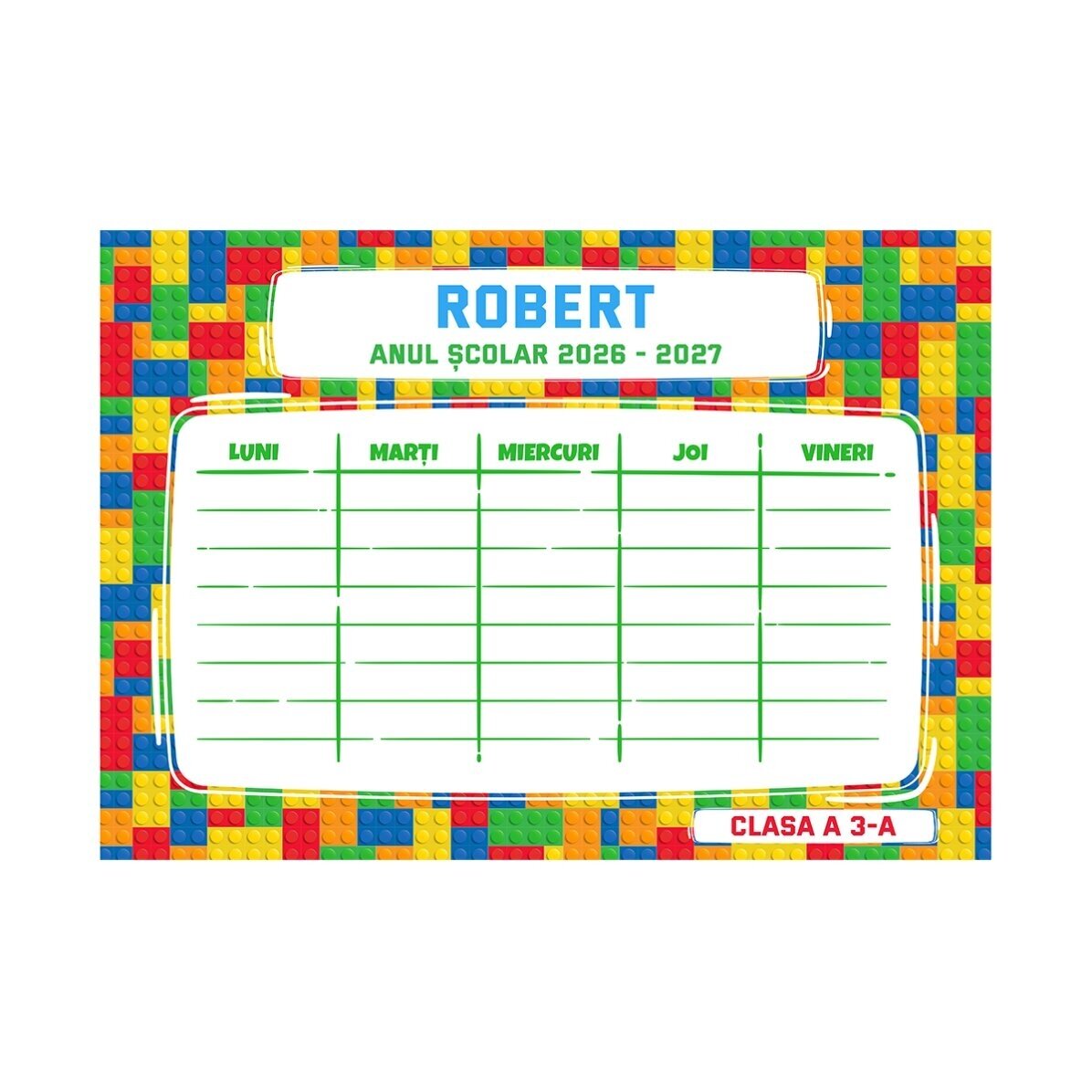 Set personalizado para el colegio – Lego