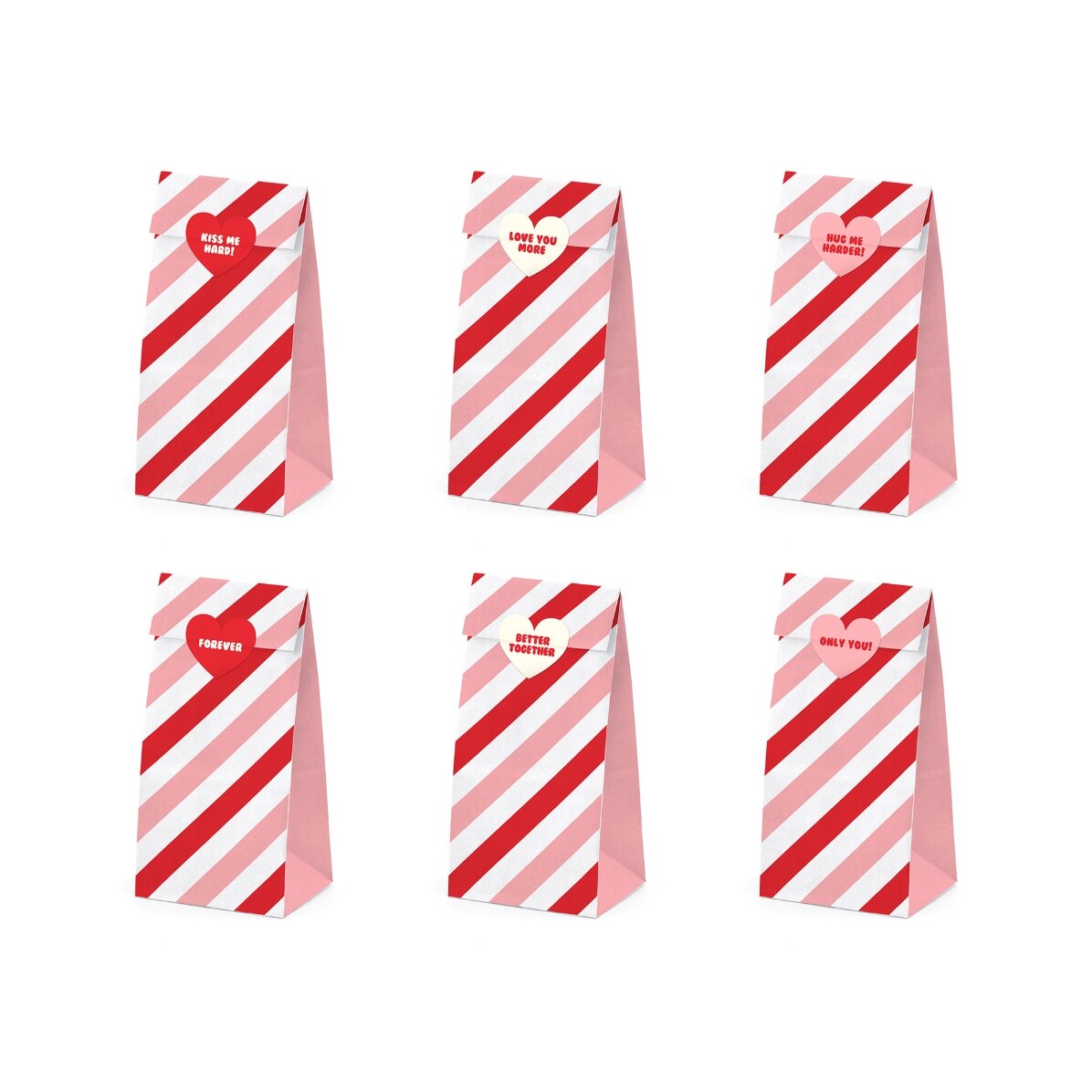 Lote de bolsitas de regalo - Sweet love