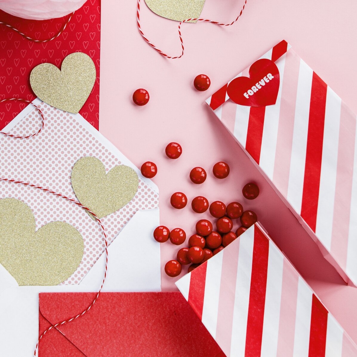 Lote de bolsitas de regalo - Sweet love