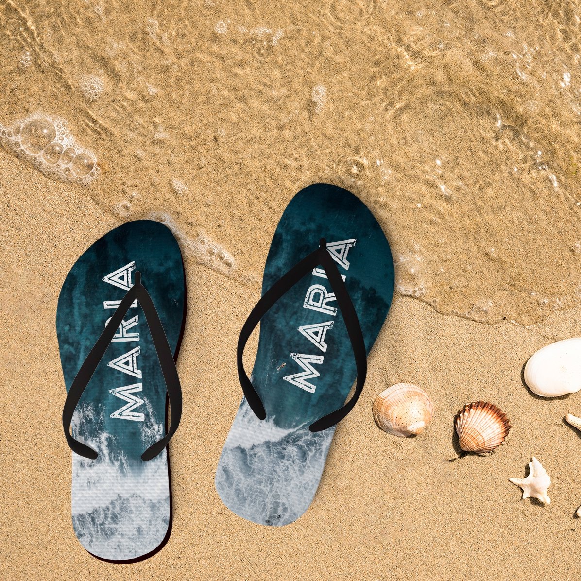 Chanclas personalizadas con nombre - Ocean