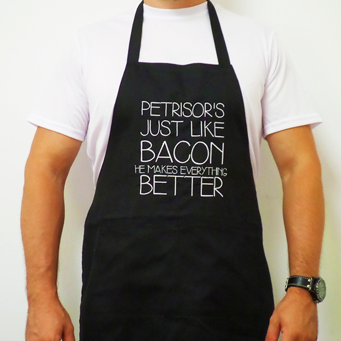 Delantal personalizado de beicon