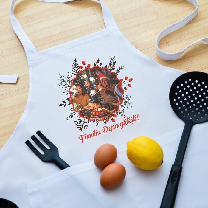 Tarjeta de Navidad personalizada con una foto y un texto