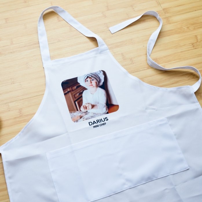 Llavero personalizado con una foto y un texto